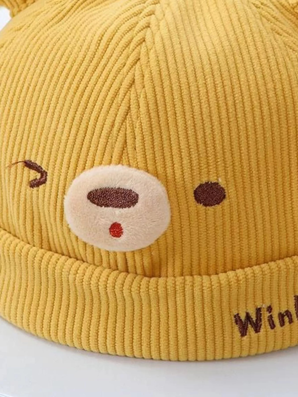 Children's Bear Ear Corduroy Hat