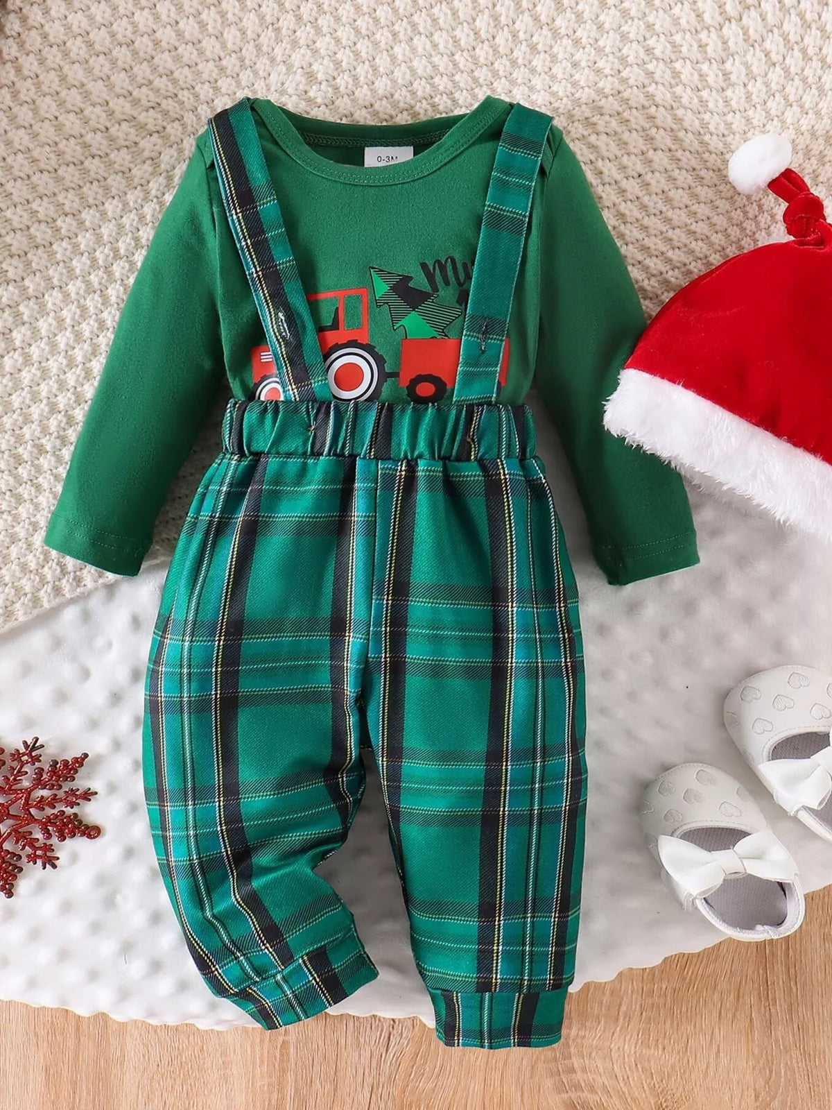 Conjunto de primera muda de Navidad para niños