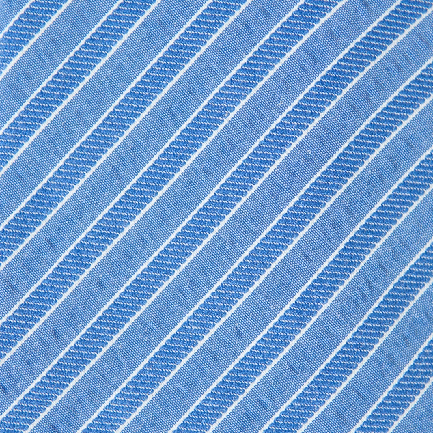 Azure Stripe Darling Hair Bow