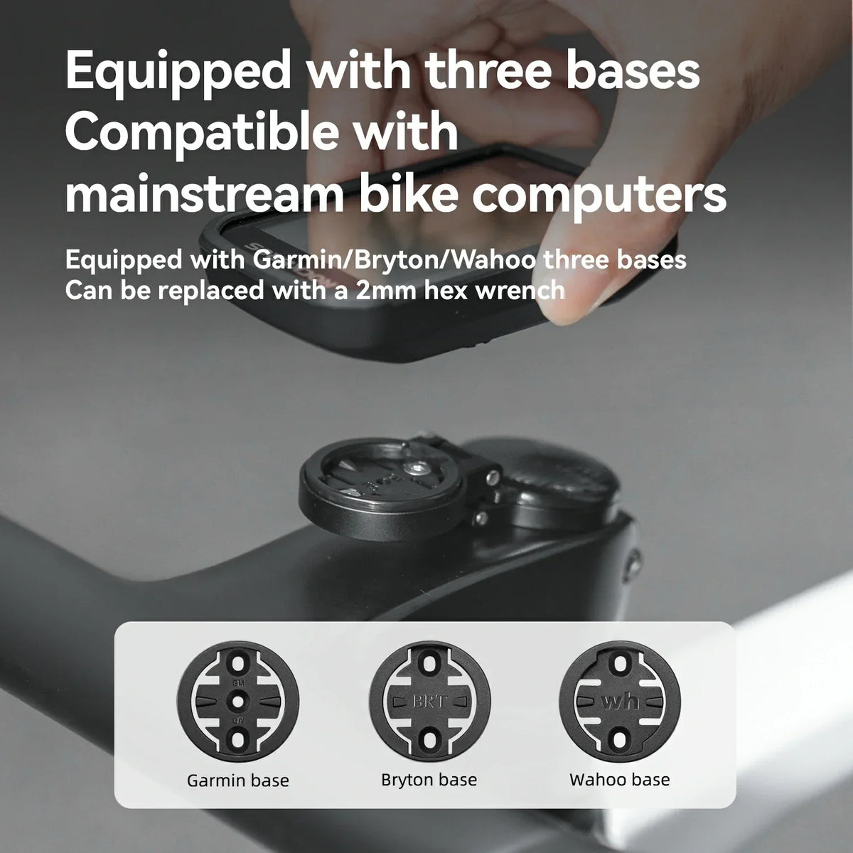 Adjustable Headset Cap Bike Computer Mount