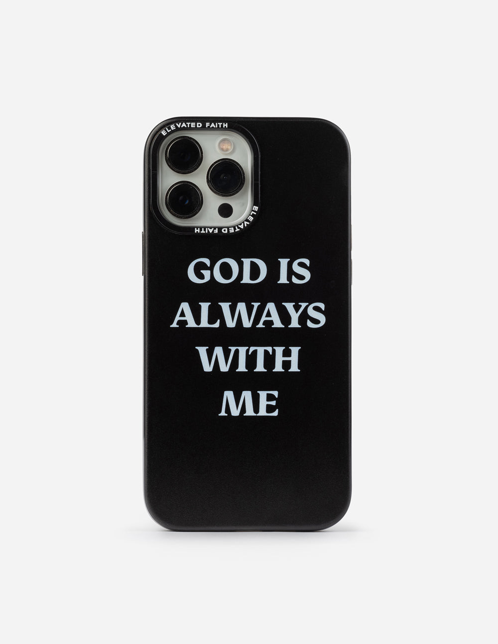 Funda para teléfono "Dios negro siempre está conmigo"