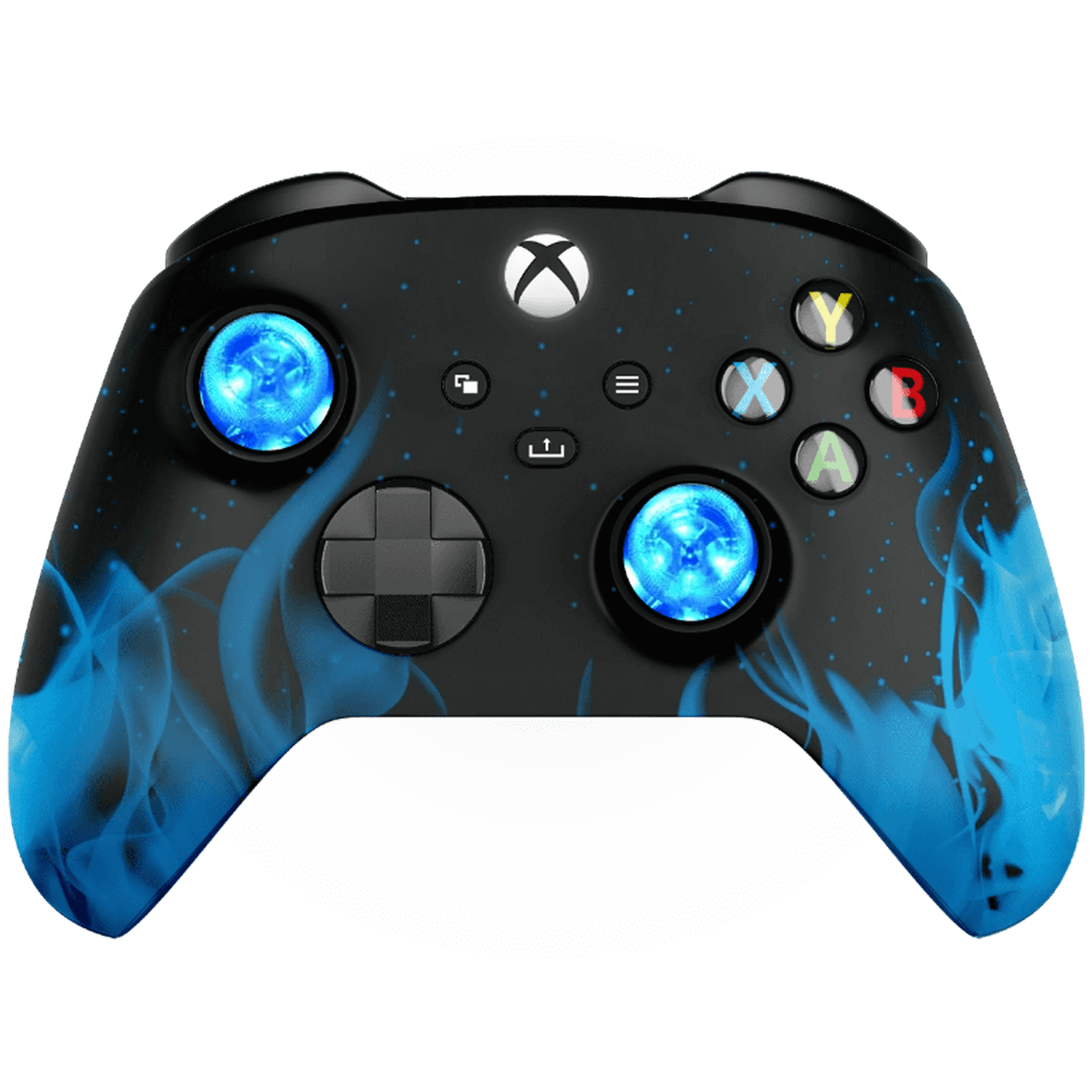 BLUE FIRE XBOX SERIES X CUSTOM MODDED CONTROLLER