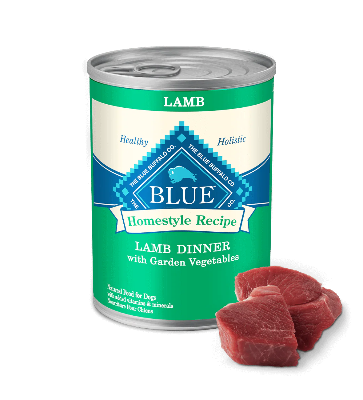 Blue Buffalo Receta Casera – Cena de Cordero y Arroz Integral para Adultos (12.5oz)