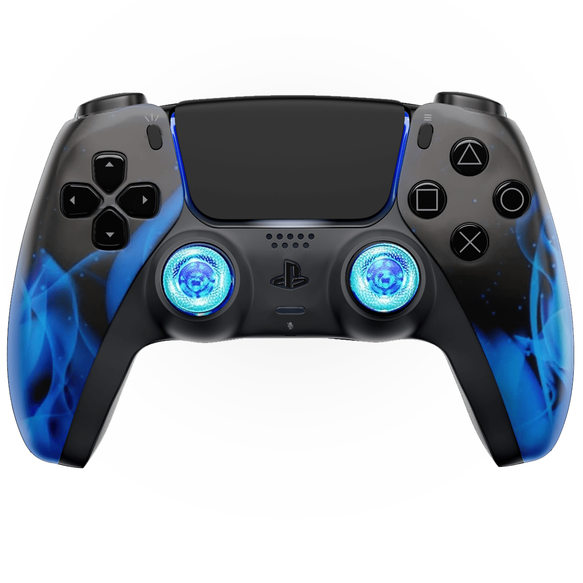 BLUE FIRE PS5 CUSTOM MODDED CONTROLLER