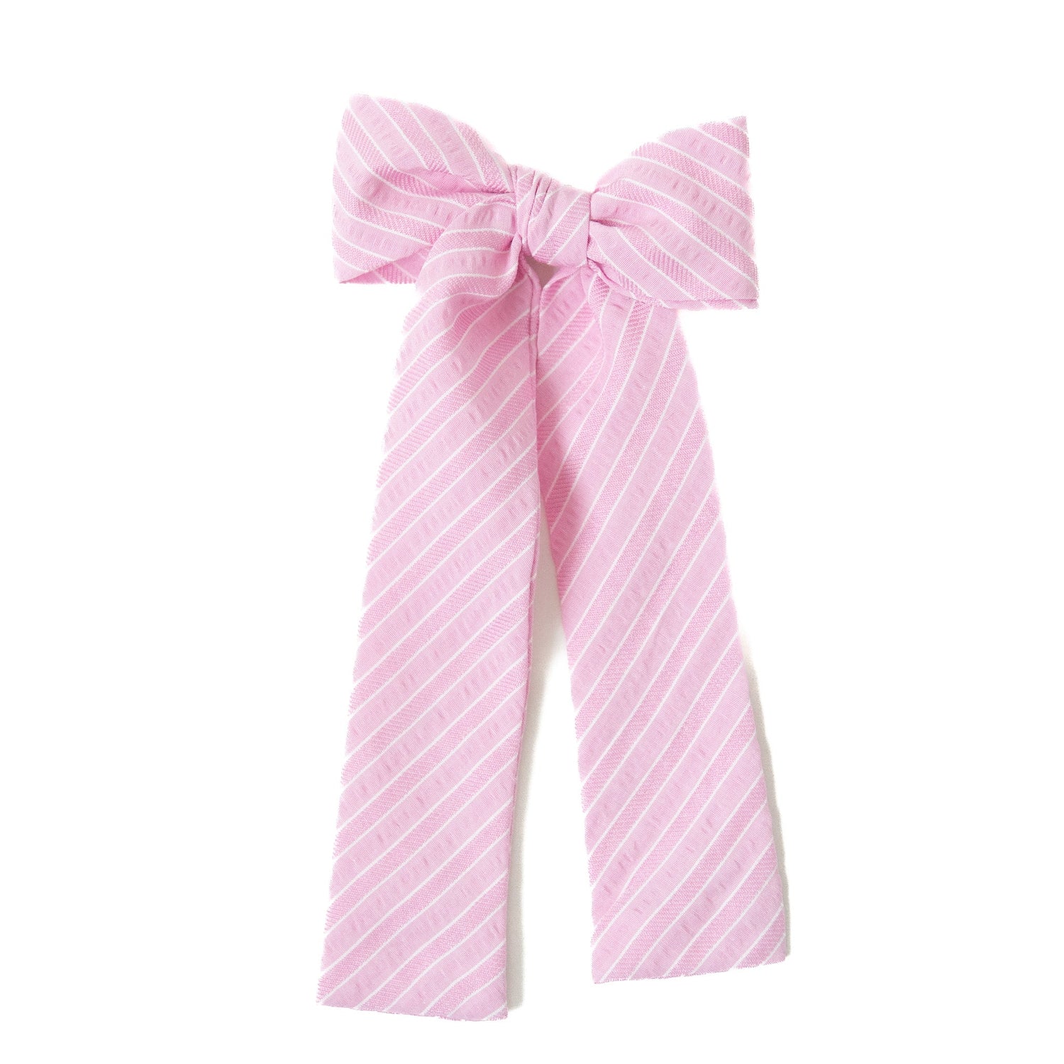Bubble Gum Stripe Lady Hair Bow