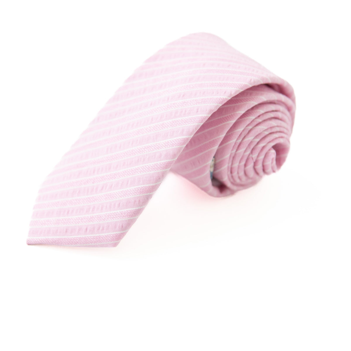 Corbata de hombre con rayas de chicle