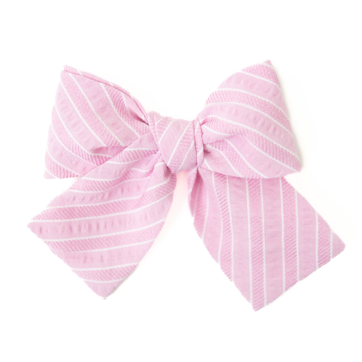 Bubble Gum Stripe Petite Hair Bow