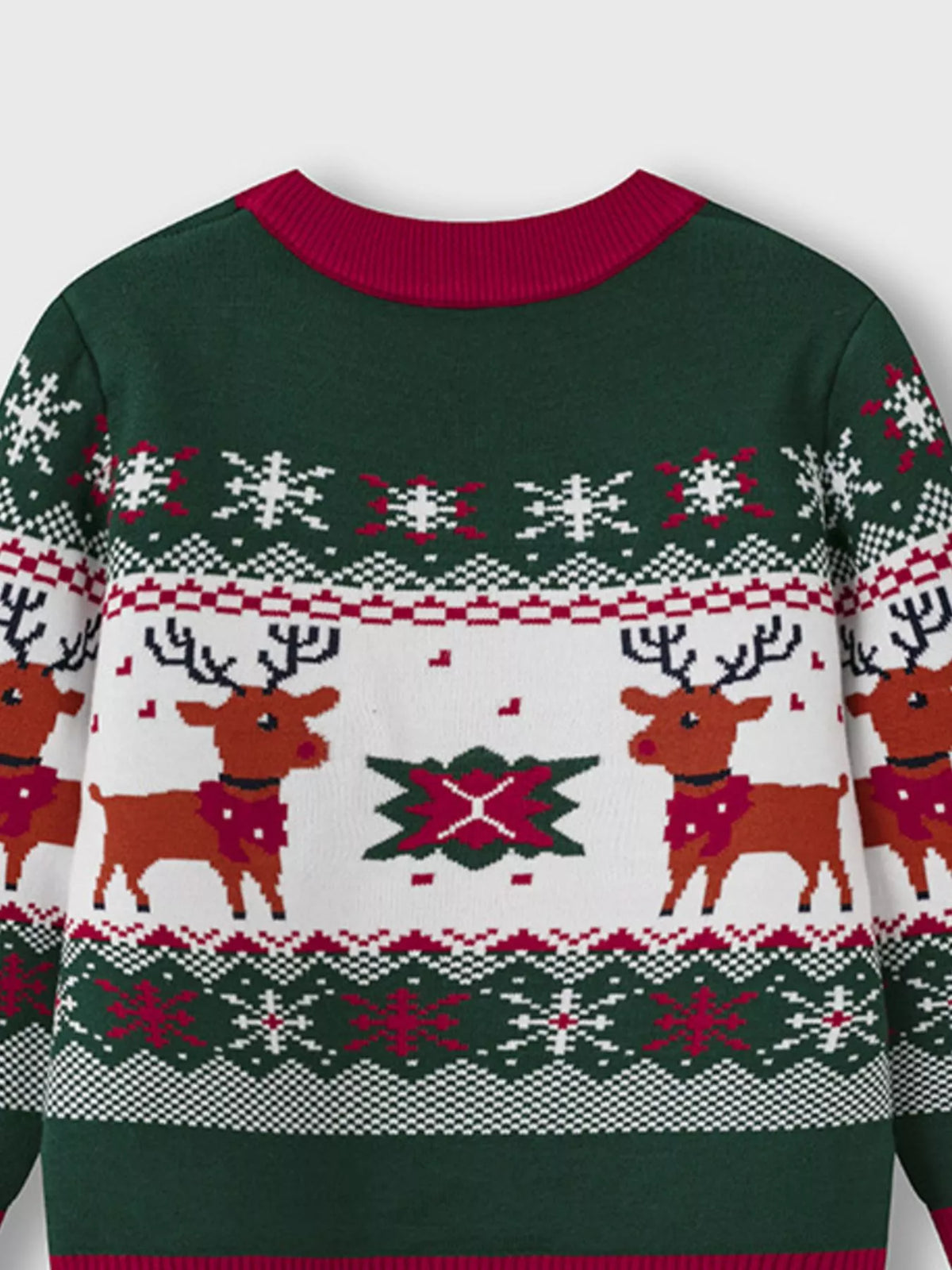 Children's Christmas Tree Round Neck Sweater