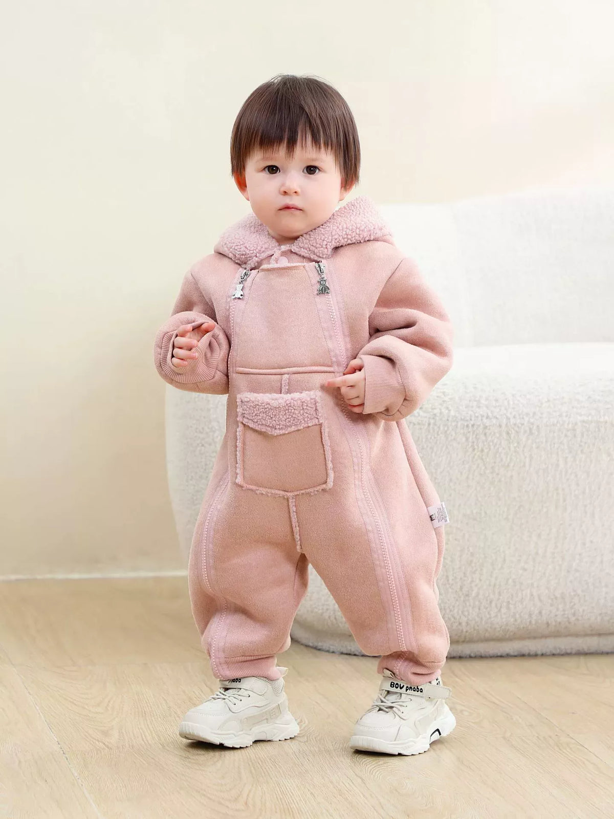 Mono polar con capucha para niños