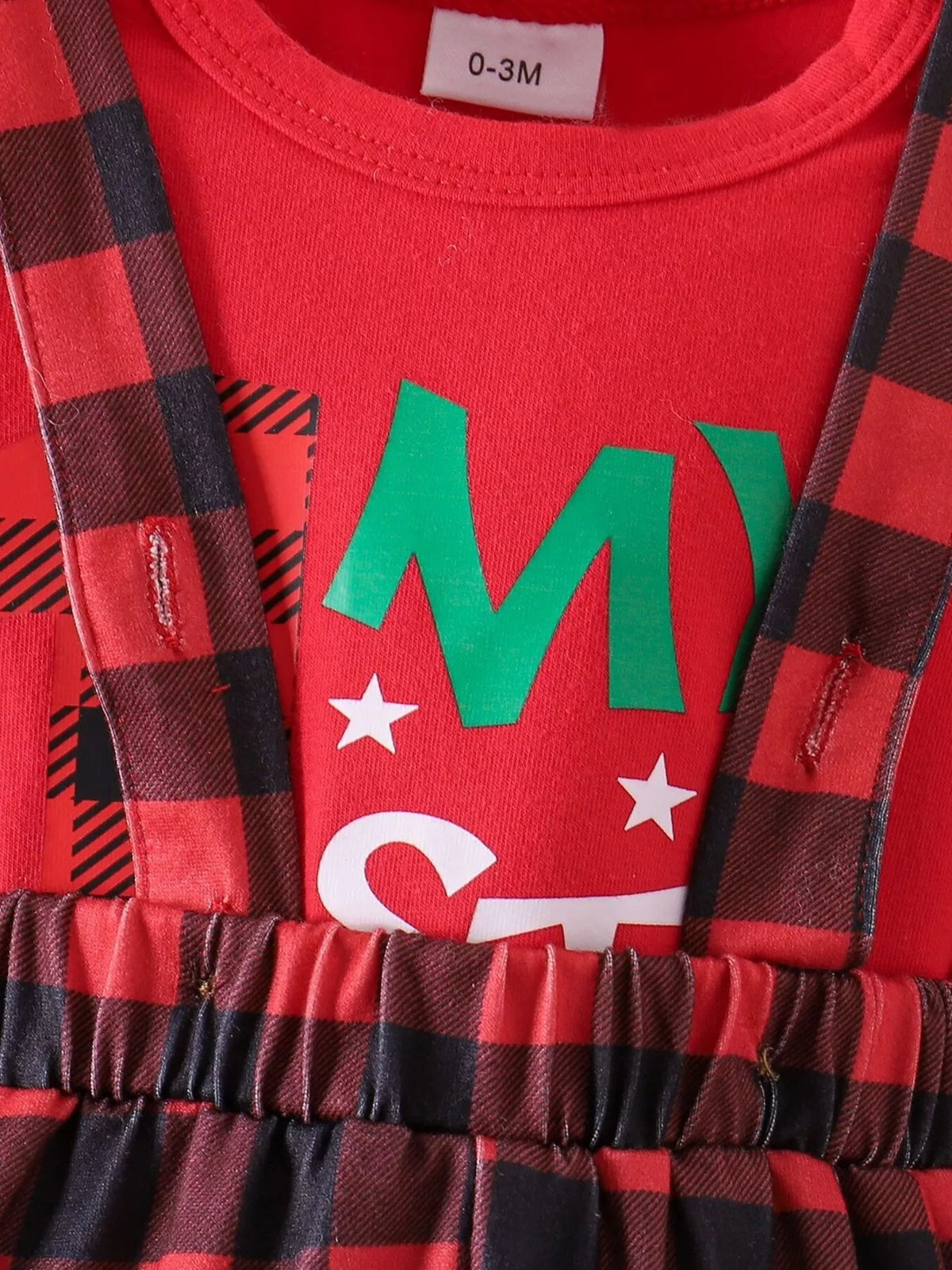 Conjunto de primera muda de Navidad para niños