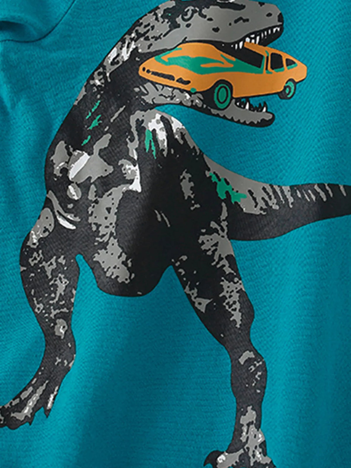 Camiseta de manga larga con estampado de dinosaurio para niños