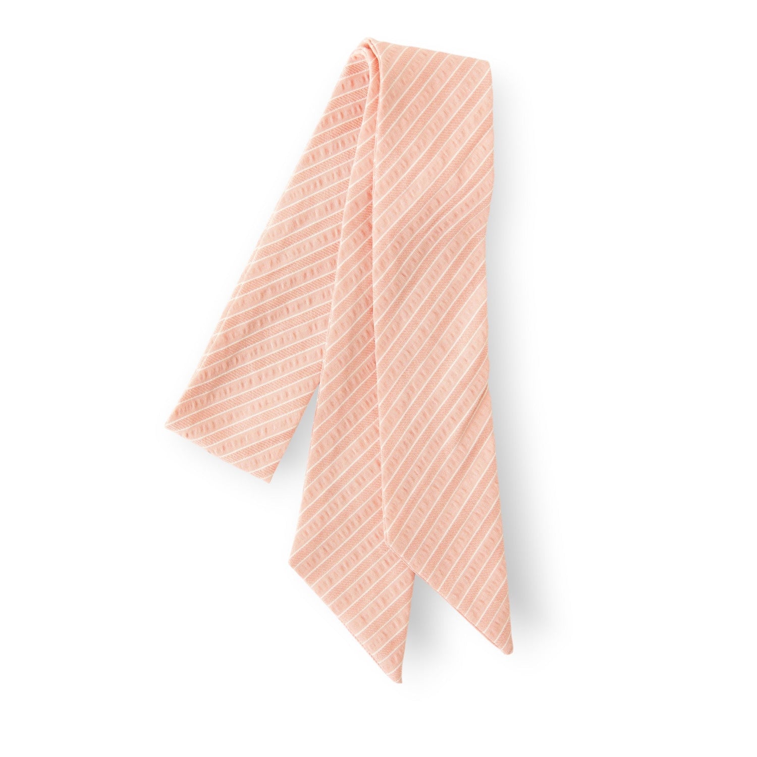 Coral Stripe - Hair Sash