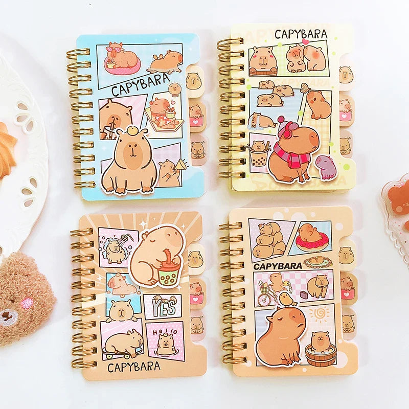 Lindos mini cuadernos de carpincho