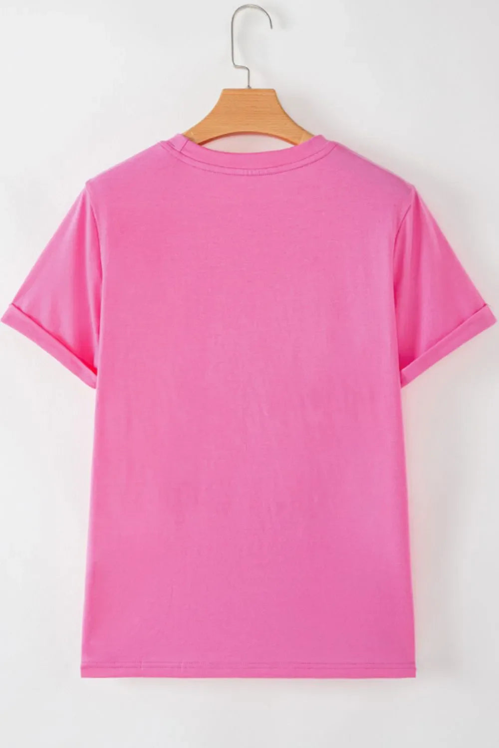 Camiseta gráfica de manga corta con cuello redondo