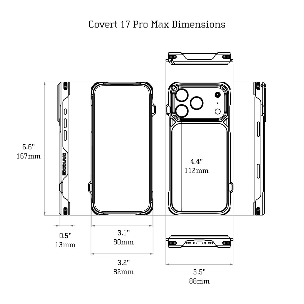 FUNDA DANGO COVERT PARA IPHONE 17 PRO MAX
