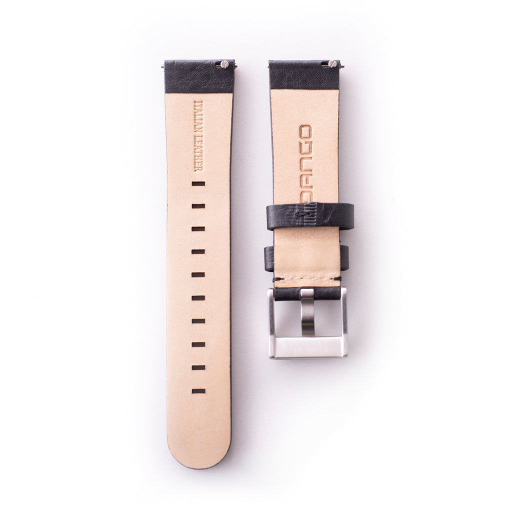 CORREA DE RELOJ DE CUERO ITALIANO DANGO