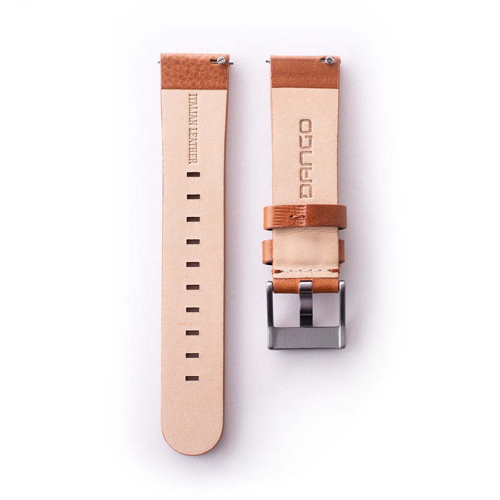 CORREA DE RELOJ DE CUERO ITALIANO DANGO