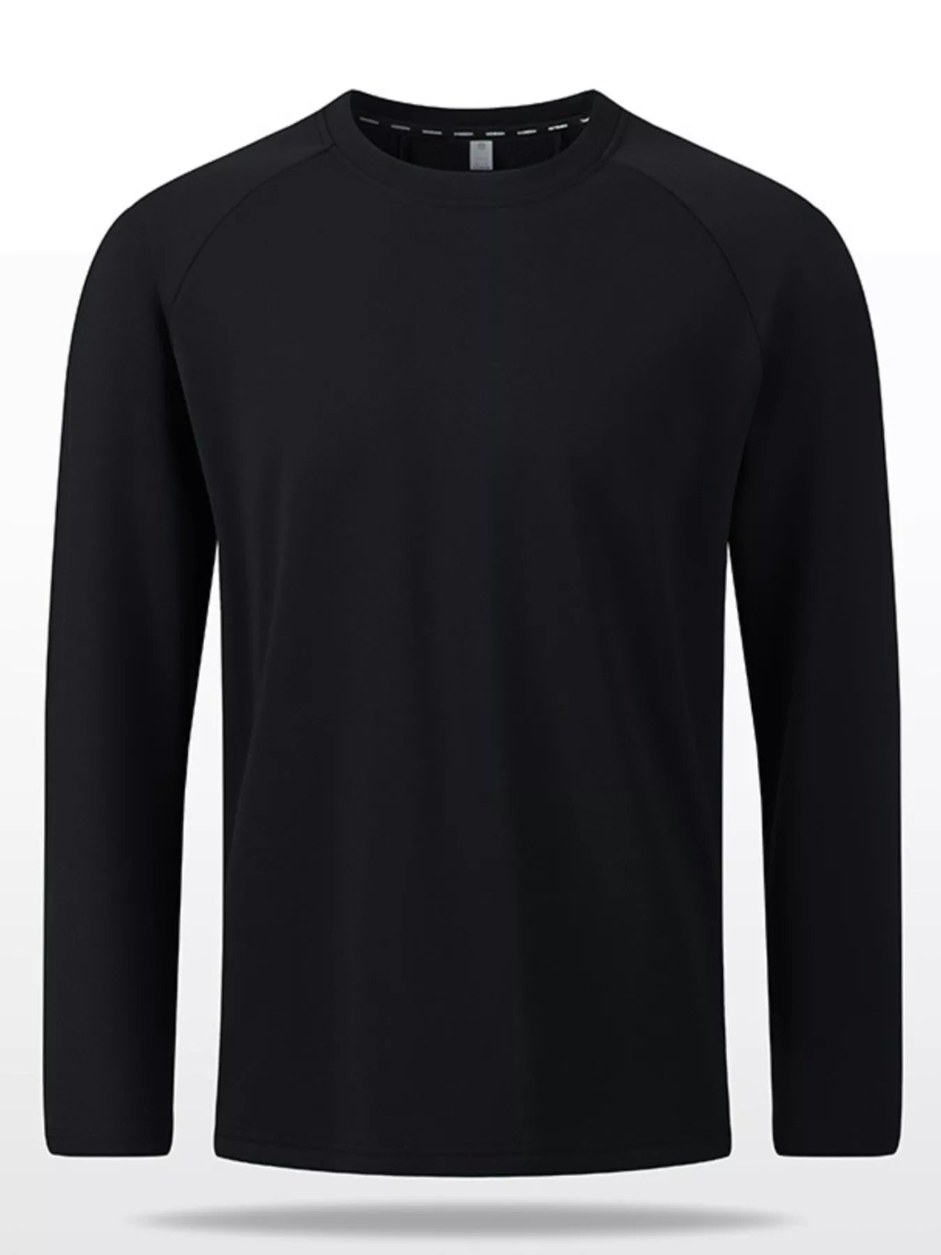Camiseta de alto rendimiento de manga larga para hombre, talla grande