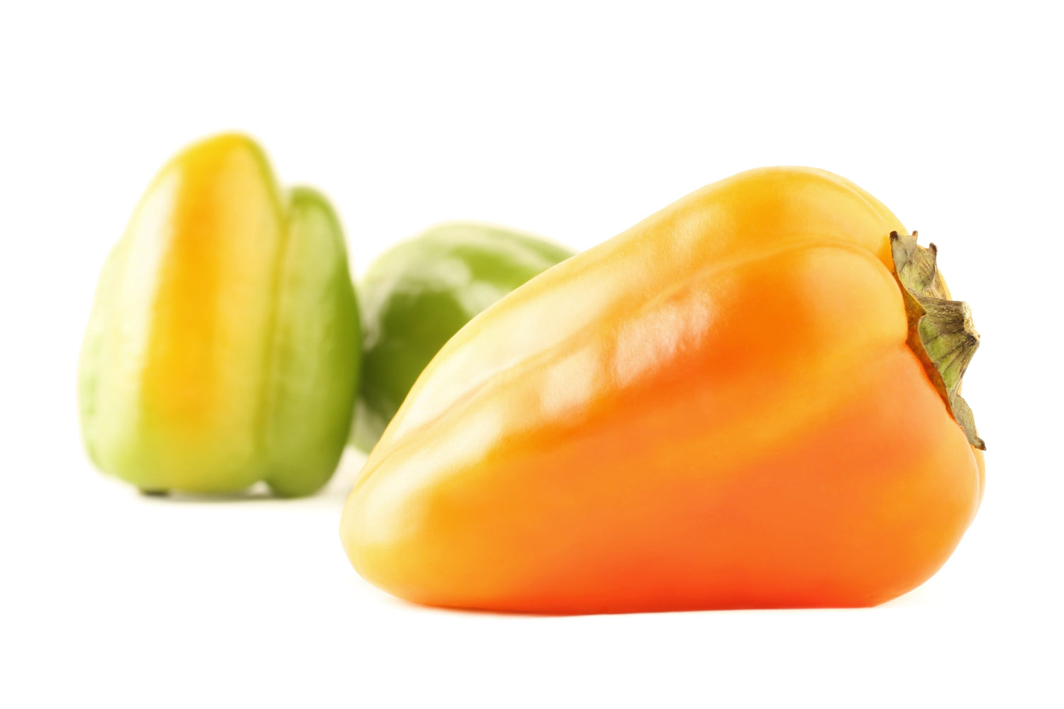 25 semillas orgánicas de pimiento SZEGEDI GIGANTE Capsicum Annuum, pimentón dulce húngaro / pimiento morrón cónico blanco, amarillo, naranja y rojo