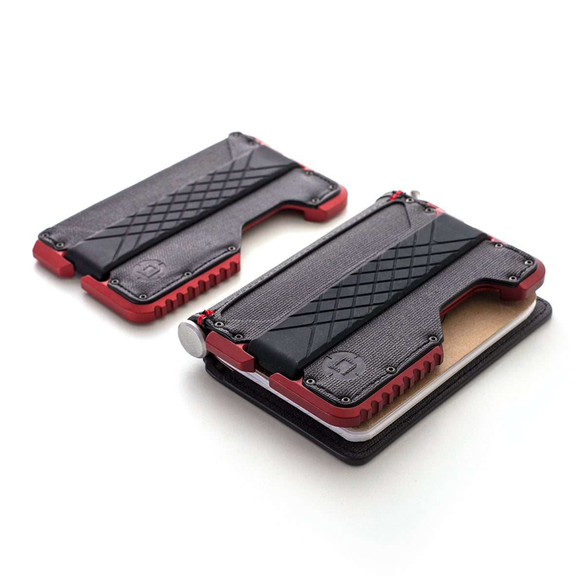 Cartera plegable DTEX de 3 bolsillos con cavidad para bolígrafo