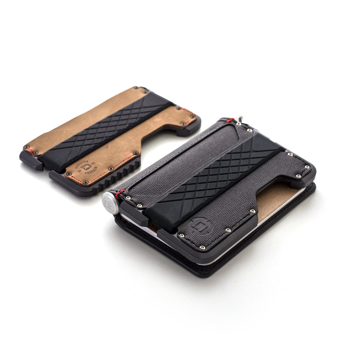 Cartera plegable DTEX de 3 bolsillos con cavidad para bolígrafo