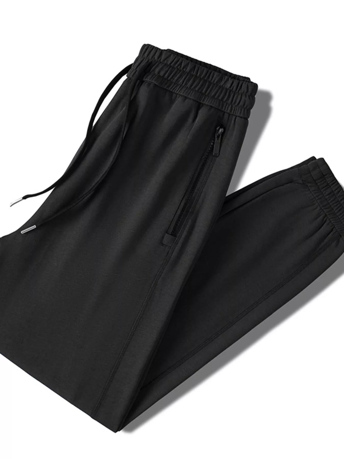 Pantalones de chándal informales con cordón de ajuste de talla grande para hombre