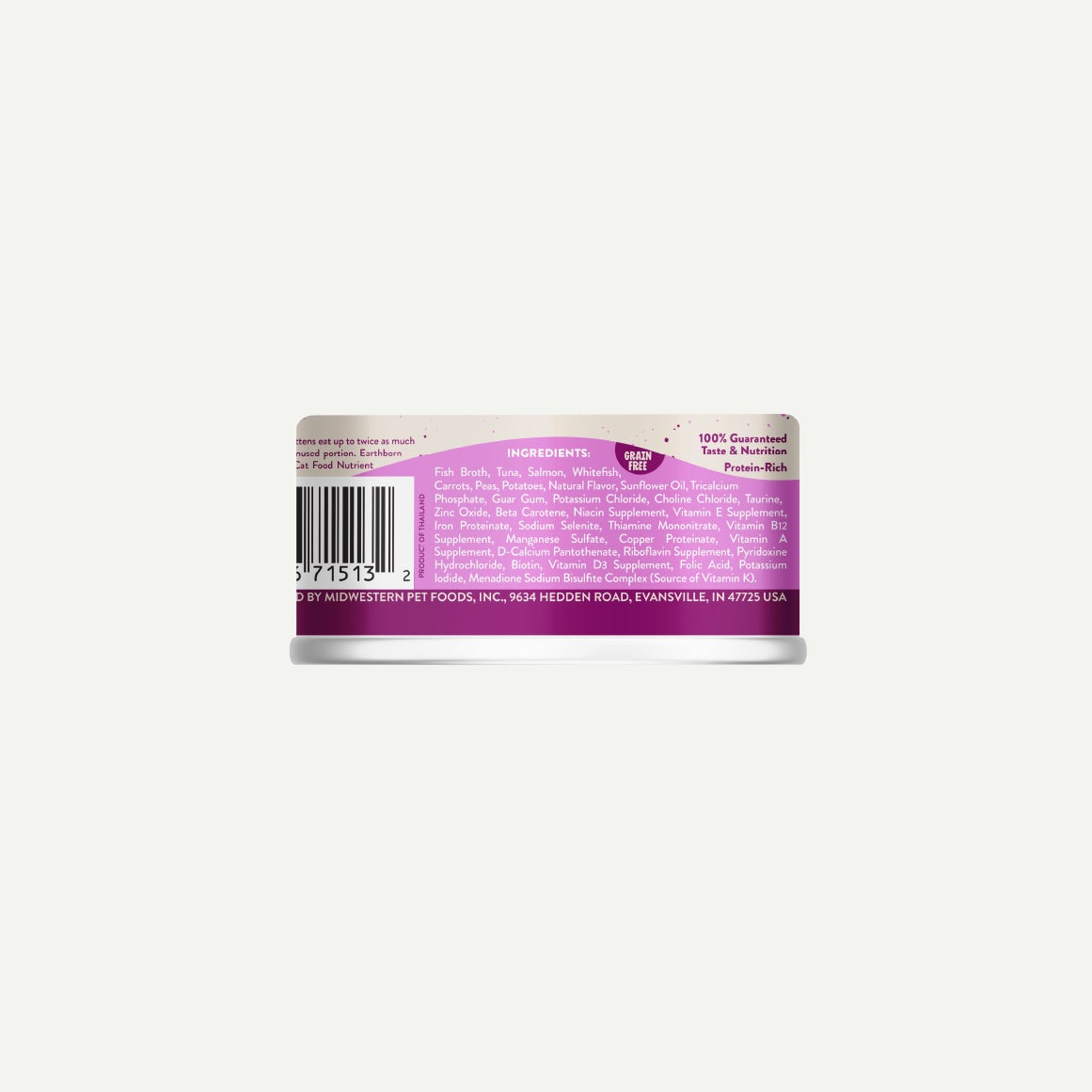 Earthborn Holistic Cosecha de Puerto sin cereales (5.5oz)