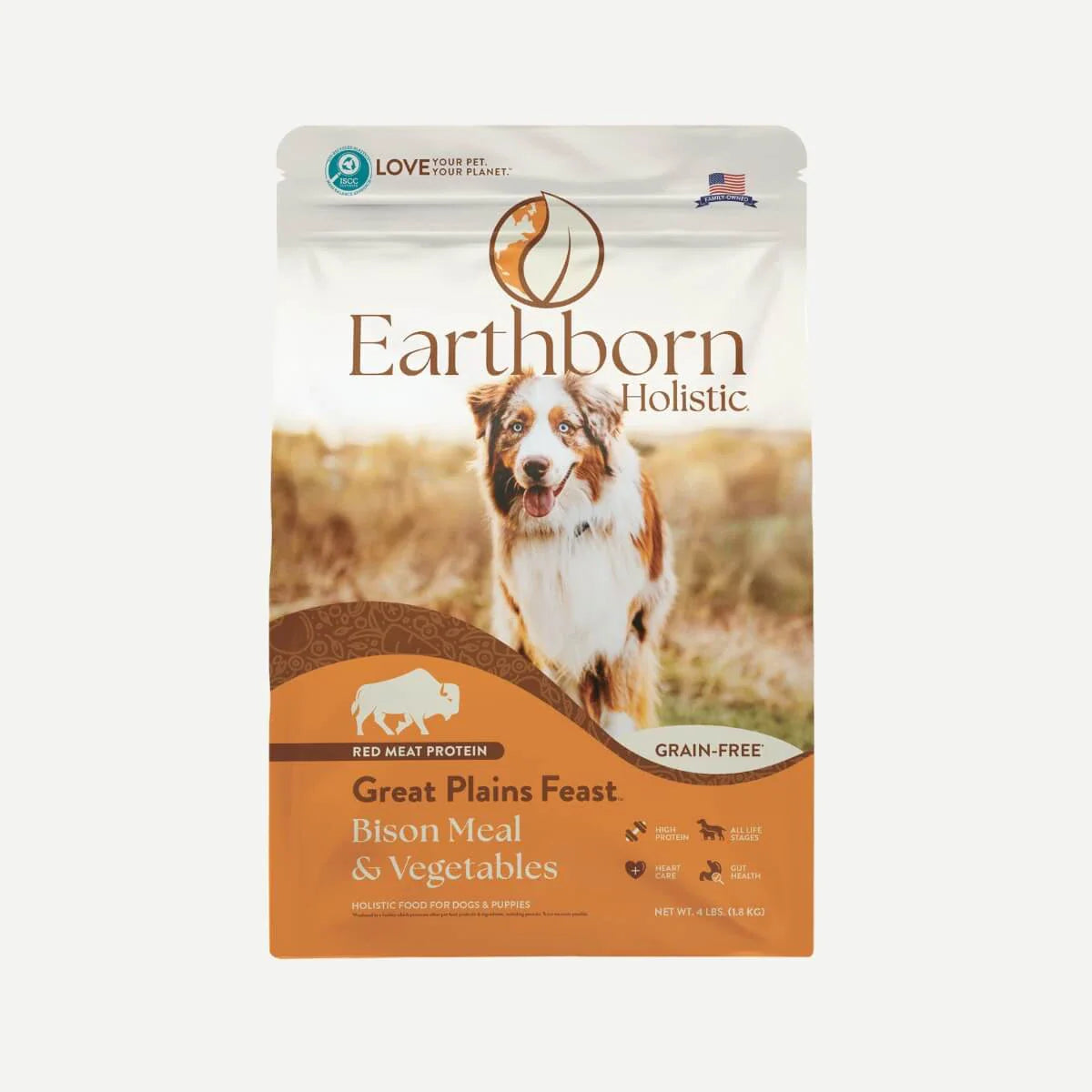 Alimento seco para perros Earthborn Grain Free Great Plains Feast