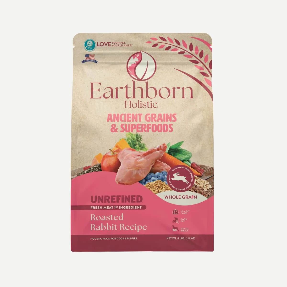 Earthborn Holistic Unrefined Ancient Conejo Asado