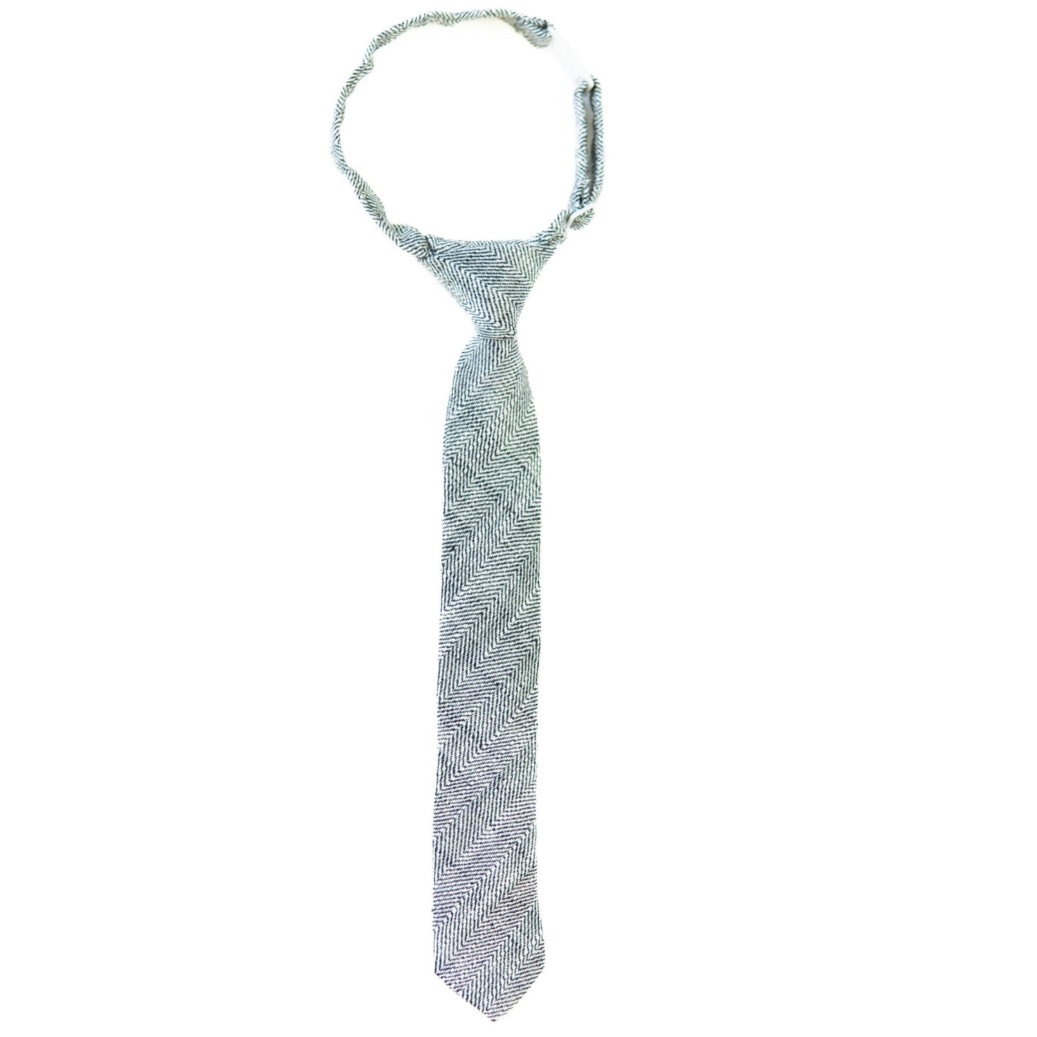 Ebony Tweed Boys Tie