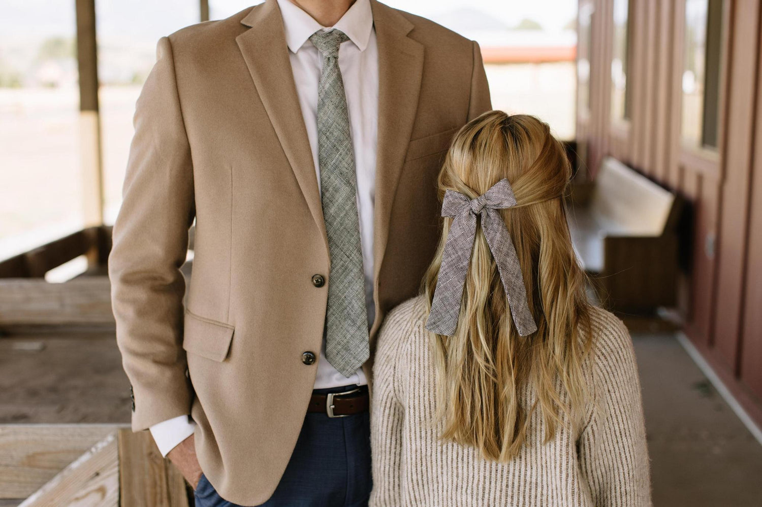 Ebony Tweed Men's Tie