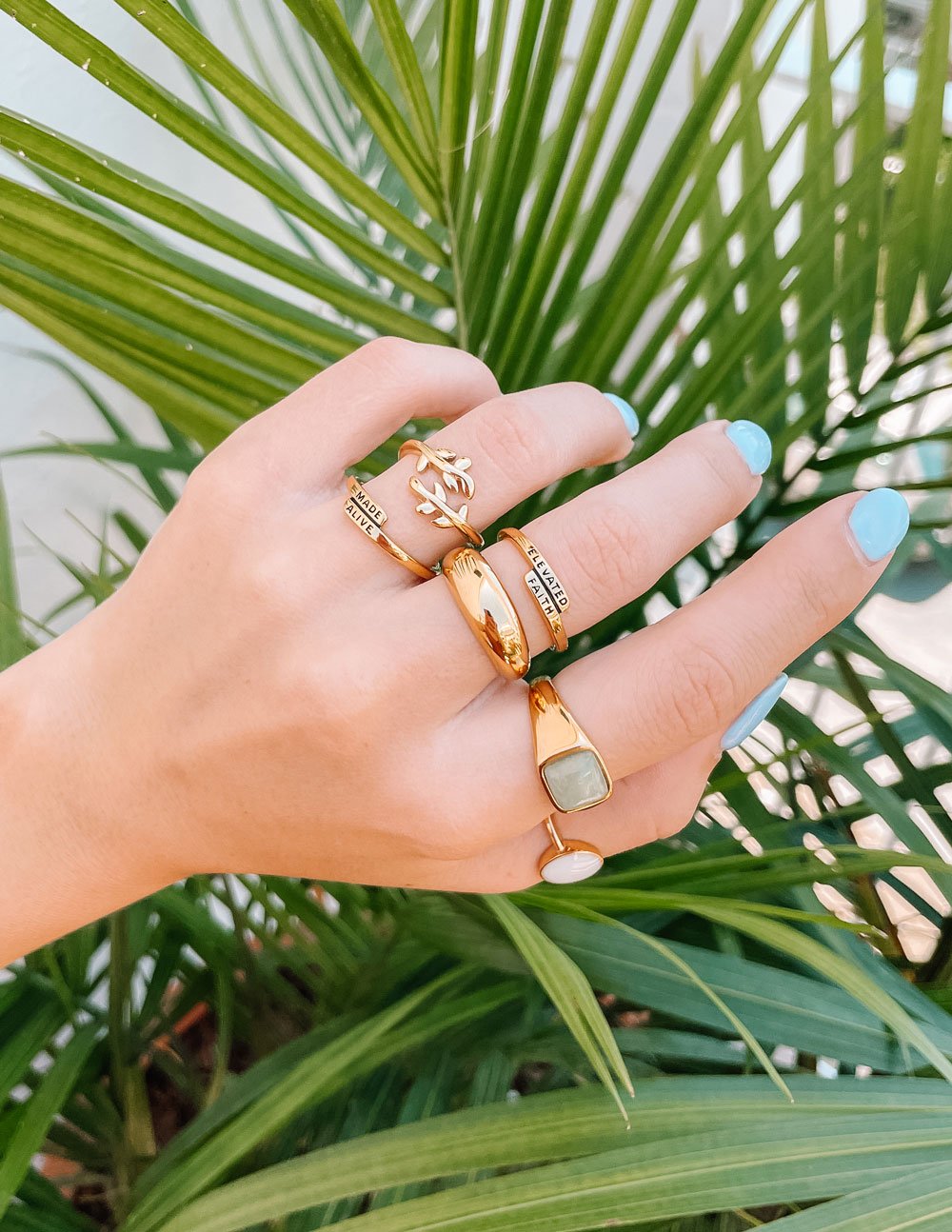 Anillo de fe elevada 