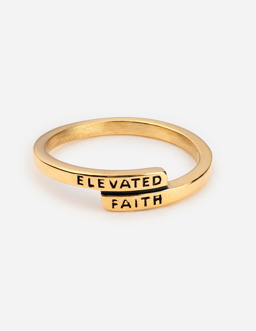 Anillo de fe elevada 