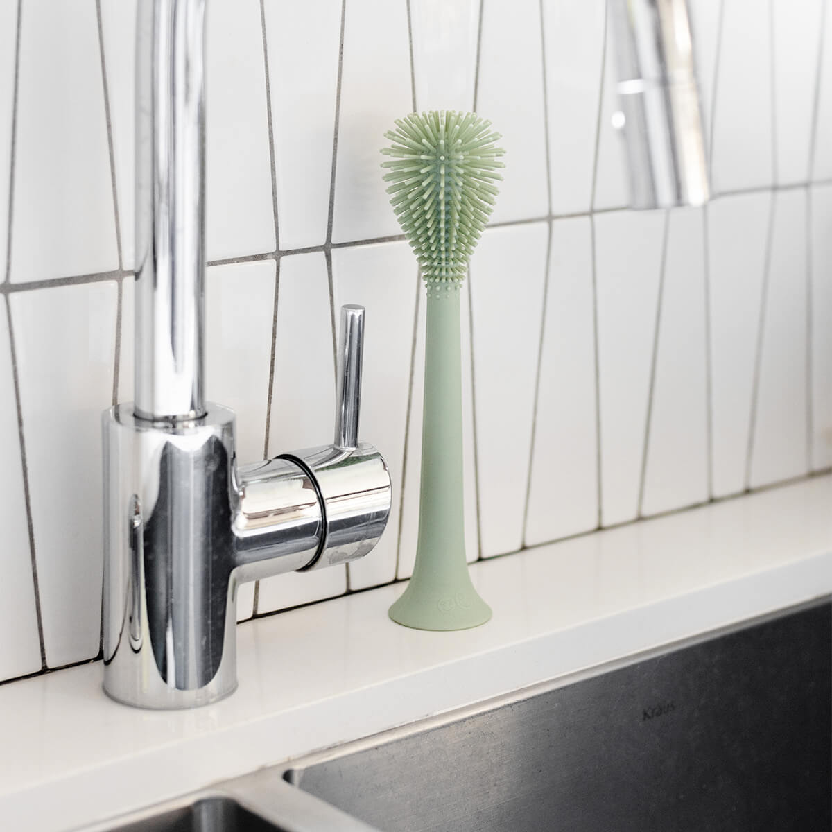Premium Silicone Bottle & Cookware Cleaning Brush