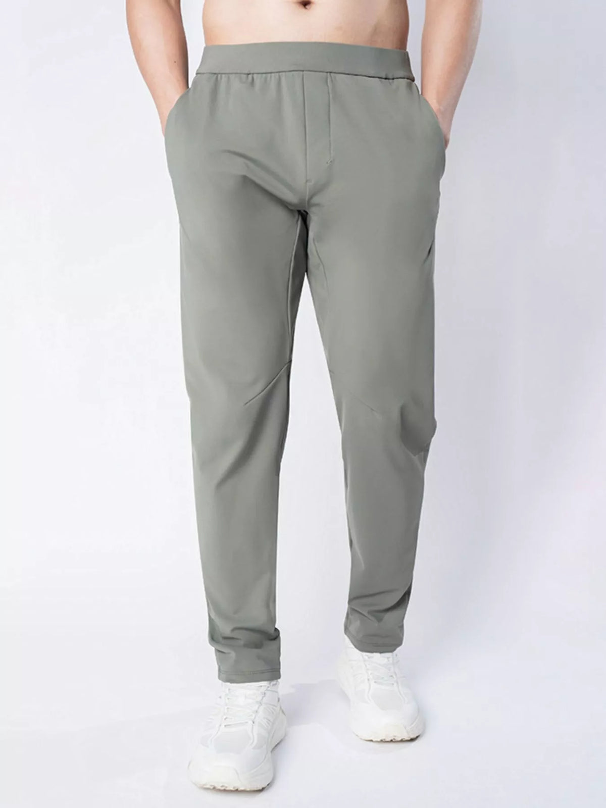 Pantalones elásticos ligeros de tallas grandes para hombre