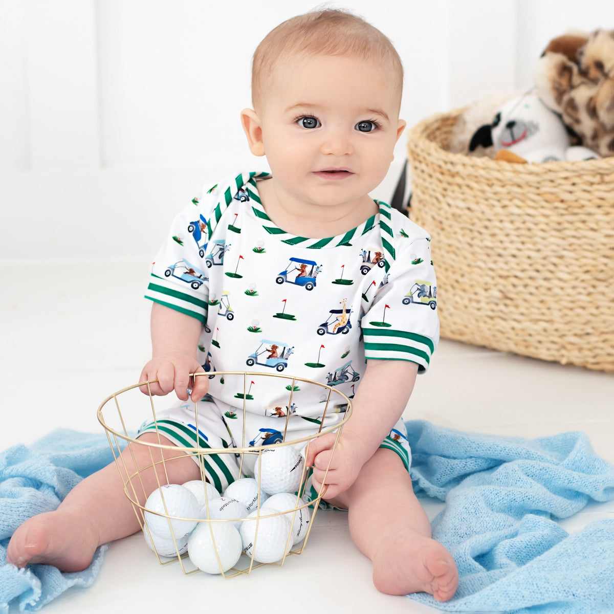 Mono de golf corto Fairway para niño
