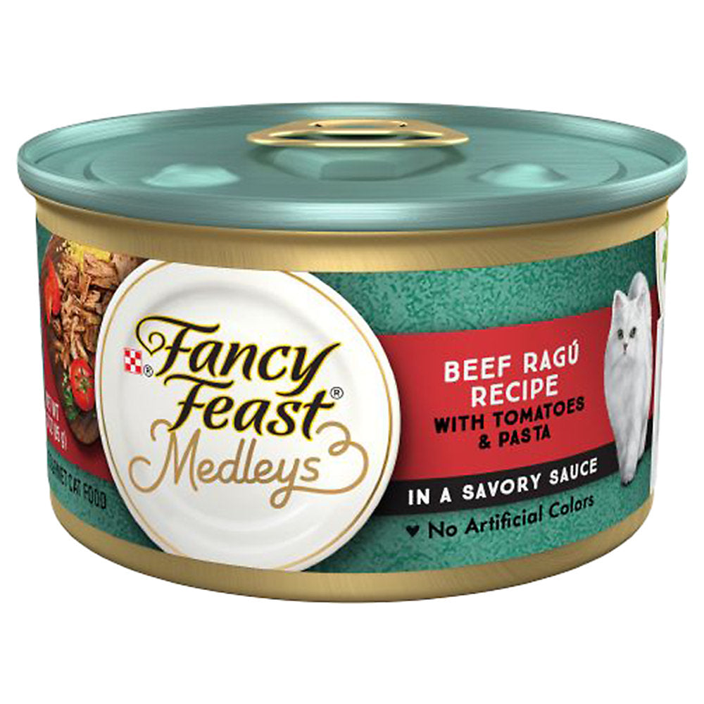 Fancy Feast Medleys Ragú de ternera con tomates y pasta (85 g)