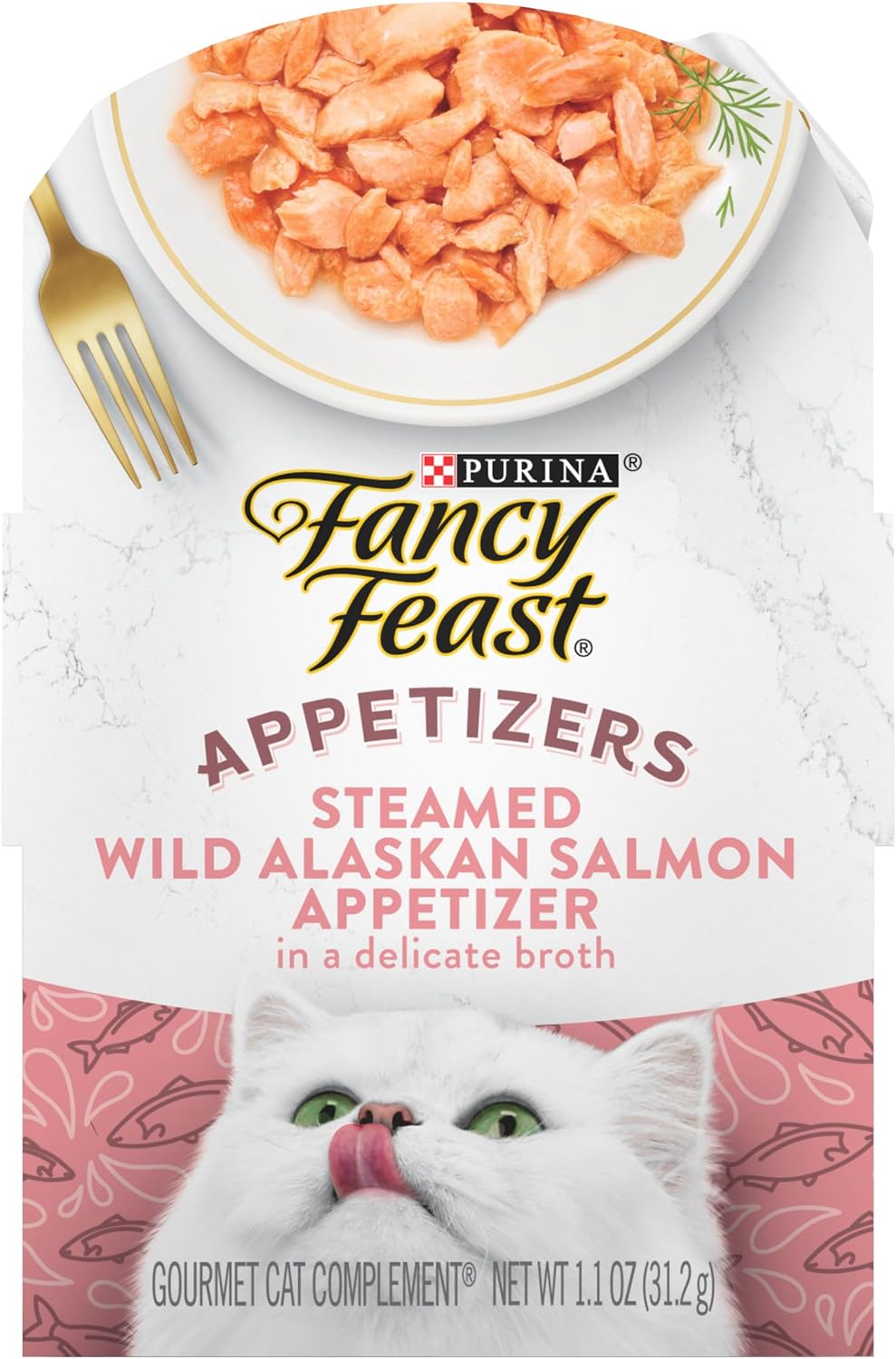 Alimento húmedo para gatos Fancy Feast Appetizers de salmón (1.1 oz)