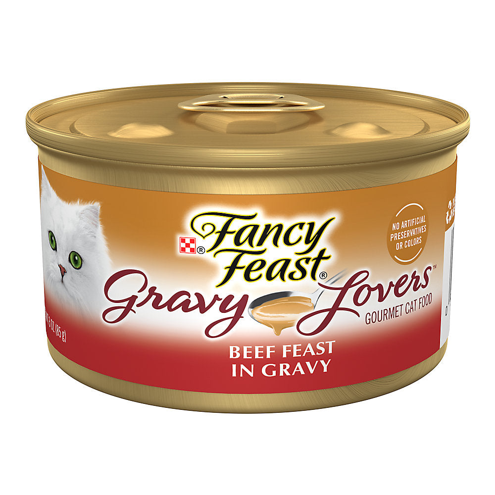 Alimento húmedo para gatos Fancy Feast Gravy Lovers de res (85 g)