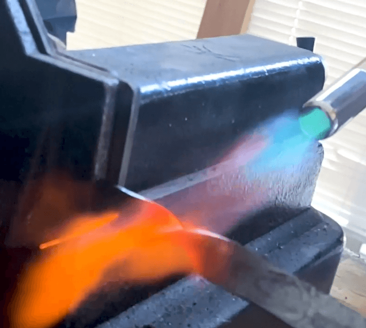 Cabezal de soplete de propano de máxima potencia y encendido automático profesional Flame King Welding 