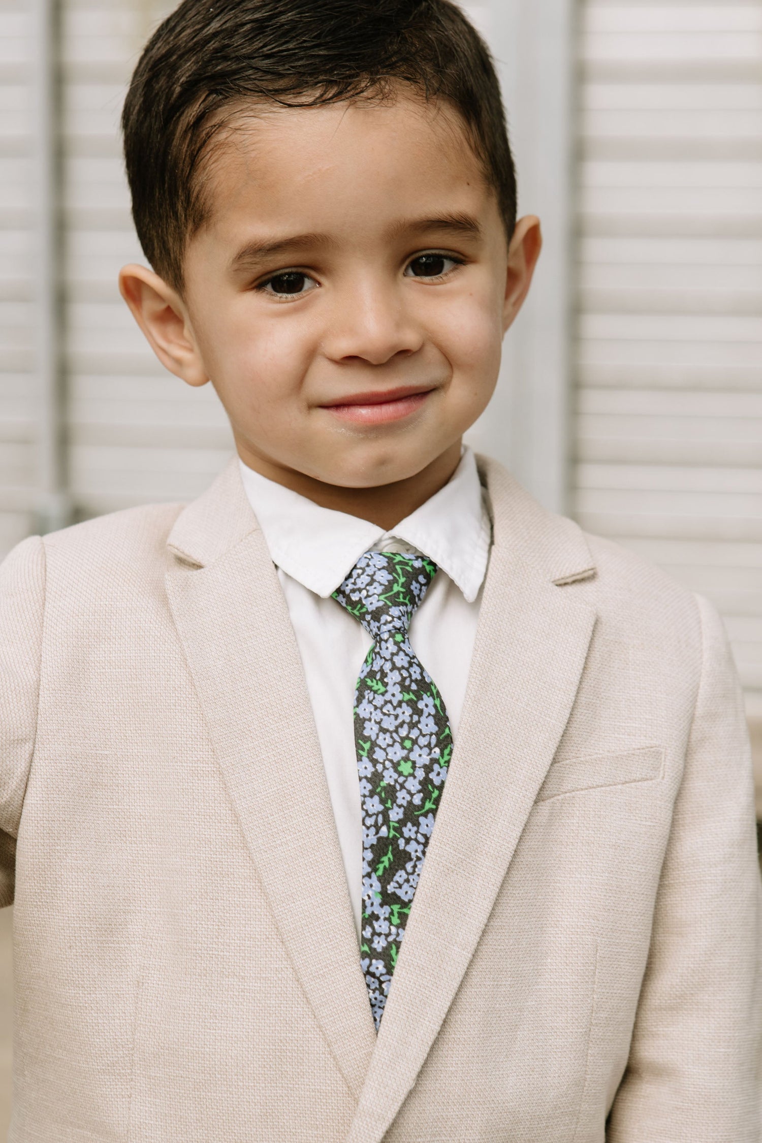Flynn Floral Boys Tie