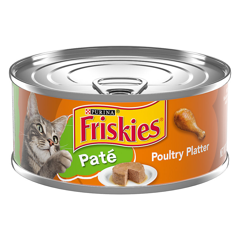 Alimento húmedo para gatos Friskies Poultry Platter Pate (5.5oz)