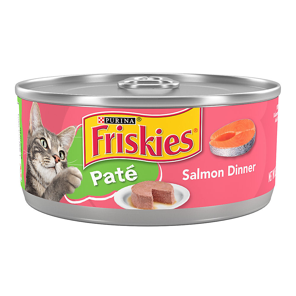 Alimento húmedo para gatos Friskies Paté de Salmón (5.5oz)