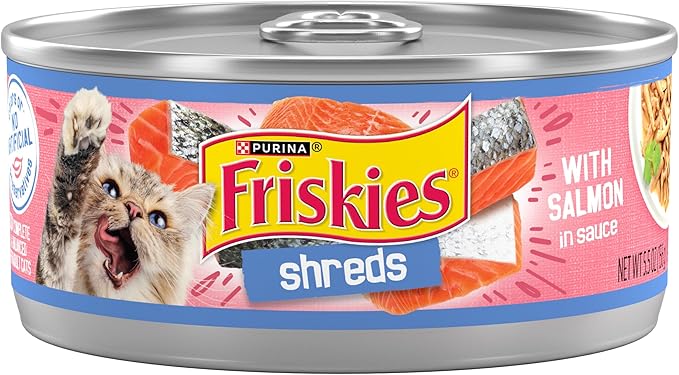 Purina Friskies Shreds – Salmón en Salsa (5.5oz)