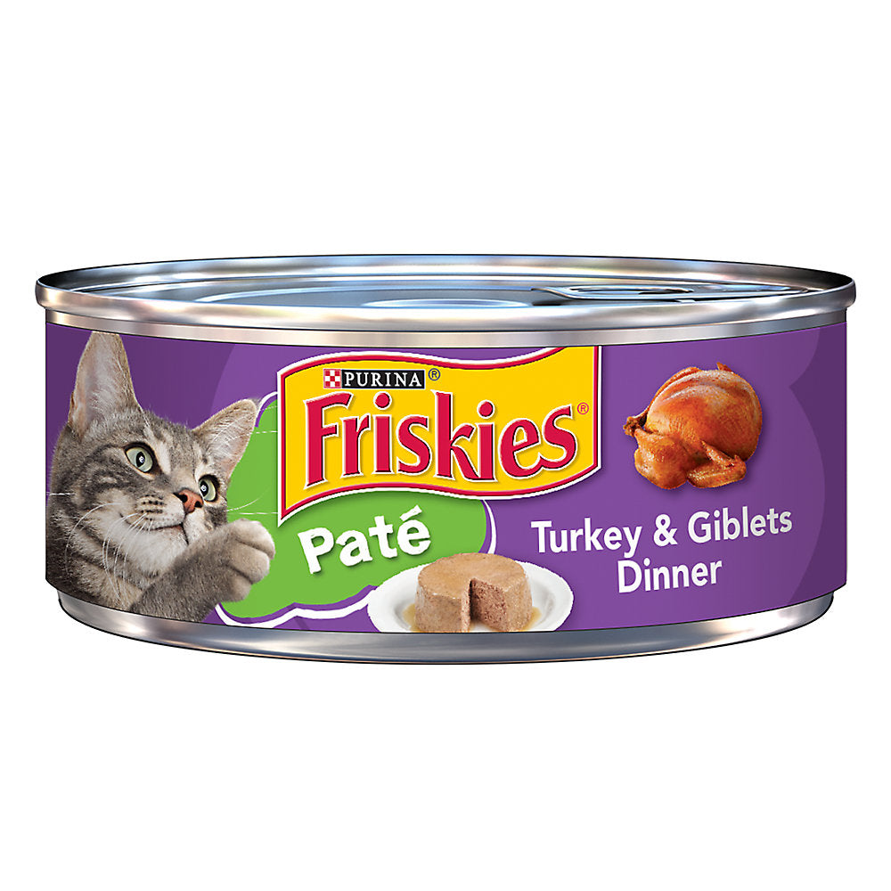 Alimento húmedo para gatos Friskies Paté de pavo y menudillos (5.5oz)
