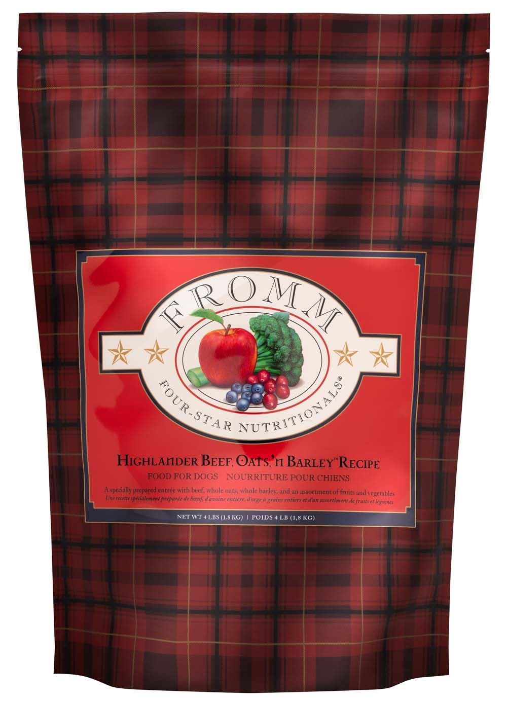 Alimento seco para perros Fromm 4 Star All Life Stages Highlander Beef