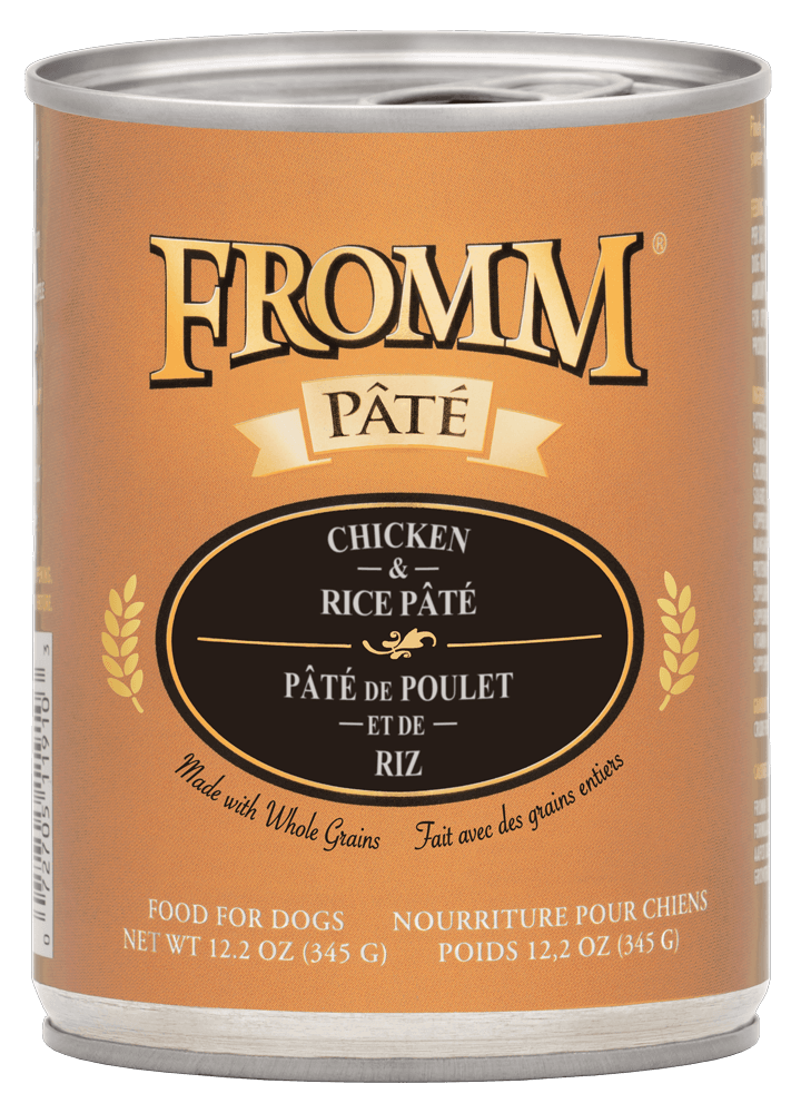 Fromm Todas las Etapas de la Vida – Paté de Pollo y Arroz (346g)