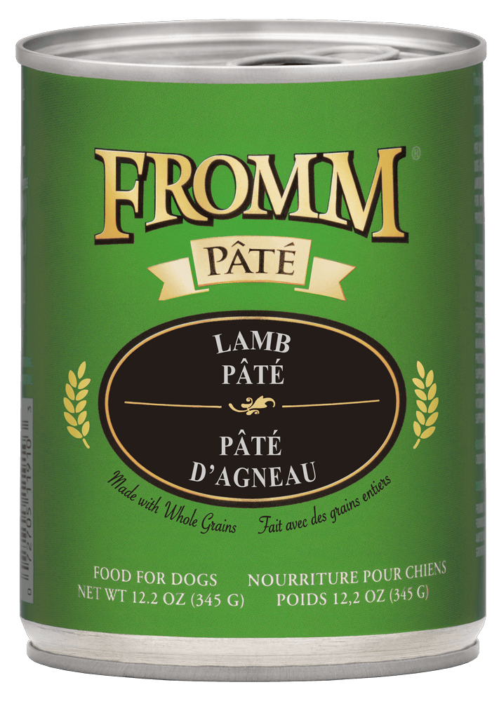 Paté húmedo de cordero y boniato sin cereales Fromm All Life Stages para perros (340 g)