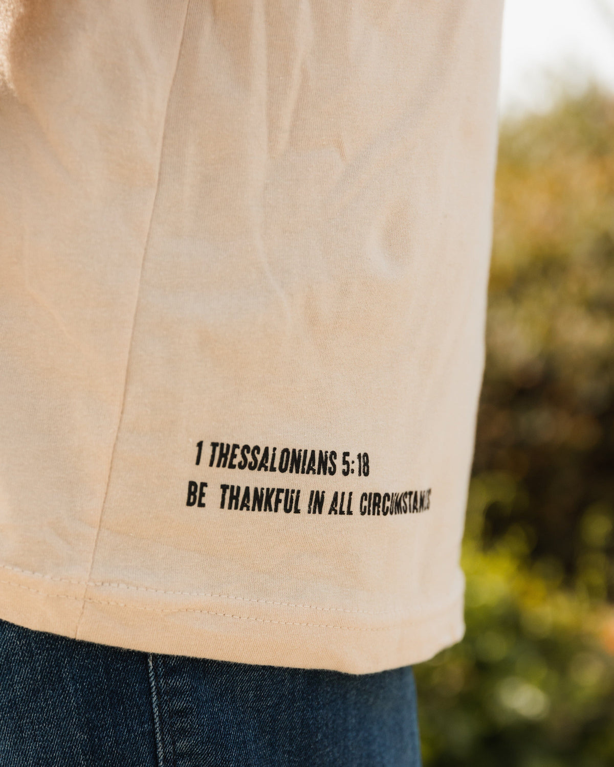 "Gratitude" Sand Tee
