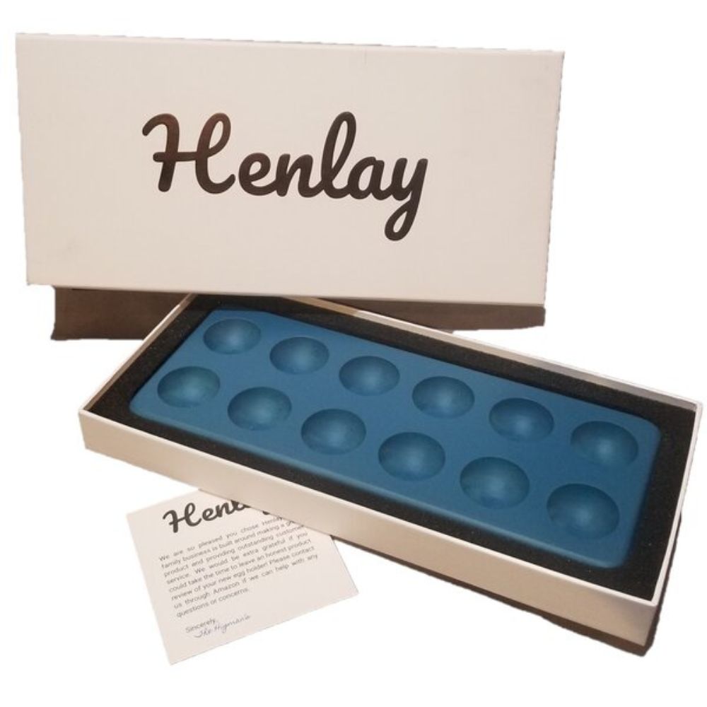 Bandeja Decorativa de Madera Henlay para Almacenar Huevos
